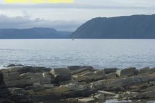 shore below lighthouse