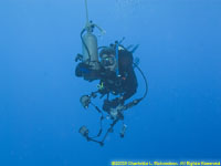 Paul on the hang tank